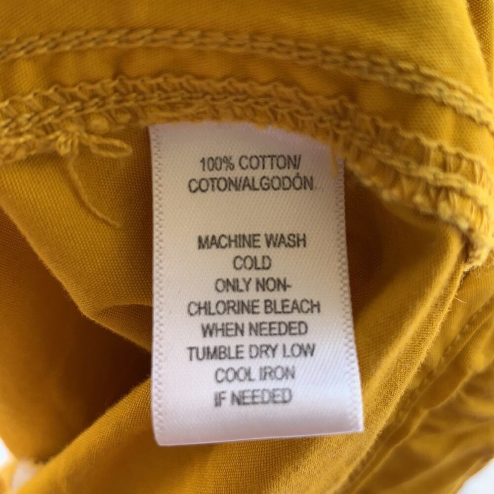 Ann Taylor Loft Mustard Yellow Cuffed Cargo Shorts - Picture 6 of 6